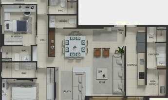 Imagem 3: Apartamento para venda tem 132 m2 com 4 quartos em Boa Viagem