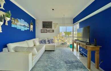 Imagem 4: Apartamento na praia Vista para o mar 2 dormitórios 1 suíte sacada Astúrias Guarujá