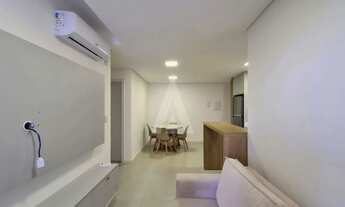 Imagem 5: Apartamento semimobiliado com 2 quartos, sendo 1 suíte, sacada com churrasqueira e elevado