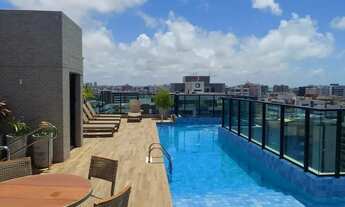 Imagem 6: Apartamento quarto/sala mobiliado e decorado no LIV RESIDENCE Ponta Verde