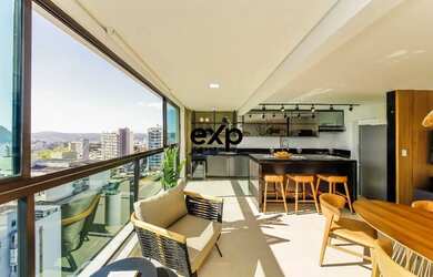 Imagem 2: Apartamento com 3 suítes e varanda gourmet - vista panorâmica 360º