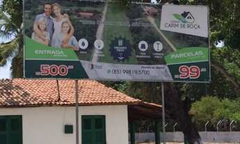 Imagem 5: Lote 6x25 localizava privilegiada capim de Roça Areninha Acude com 22km de extensão sangra