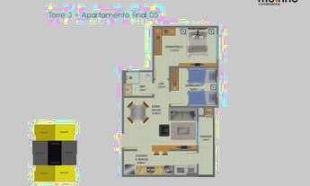 Imagem 6: GRANDE LANÇAMENTO EM SÃO JOSÉ - APARTAMENTOS DE 2 DORMITÓRIOS NO BAIRRO CENIRO MARTINS