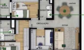 Imagem: Apartamento à venda em SP, 3 dormitórios