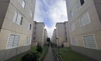 Imagem: Apartamento de 48m² com 2 quartos e cozinha