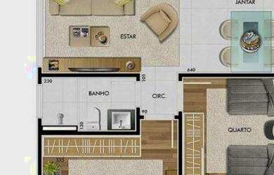 Imagem 6: Apartamento Garden com 2 dormitórios à venda, 78 m² por R$ 463.000 - Santa Inês - Belo Hor