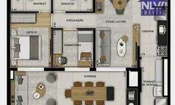 Imagem: Apartamento à venda, 75 m² por R$ 776.000,00