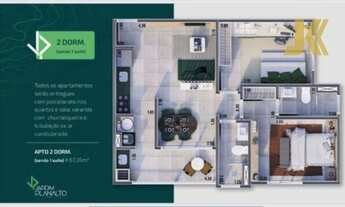 Imagem 4: Apartamento com 2 dormitórios à venda, 67 m² por R$ 491.245 - Jardim Planalto - Jaguariúna