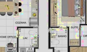 Imagem 3: Apartamento Duplex com 2 dormitórios à venda, 62 m² por R$ 812.763,00 - Tijuca - Rio de Ja