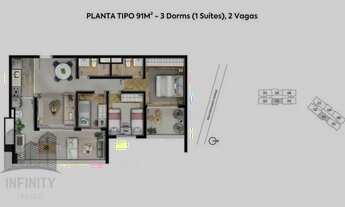 Imagem 2: Apartamento com 3 quartos, 91m², à venda em São Paulo, Vila Anastácio
