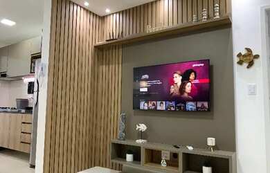 Imagem 2: Tenório Ubatuba - 4º andar, vista Mar - 2 suítes e 2 vagas de garagem - Finamente decorado