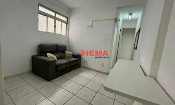 Imagem 2: Apartamento com 1 dormitório para alugar, 45 m² por R$ 2.600,01/mês - Gonzaga - Santos/SP