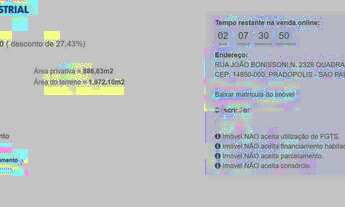 Imagem 3: Galpão à venda, 886 m² por R$ 638.616,00 - Distrito Industrial - Pradópolis/SP