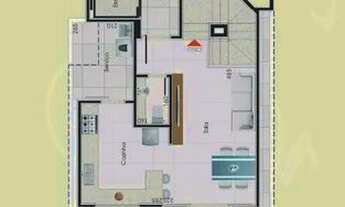Imagem 2: Cobertura, prédio moderno com acabamento de alto padrão com 3 quartos e 3 banheiros