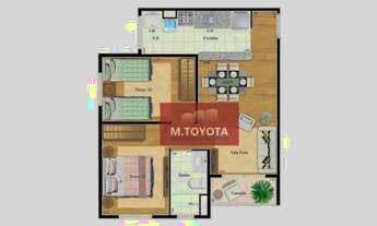 Imagem 8: Apartamento com 2 dormitórios, 50 m² - venda por R$ 276.900,00 ou aluguel por R$ 1.721,67
