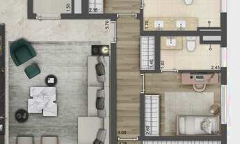 Imagem: Apartamento para venda tem 157 metros quadrados