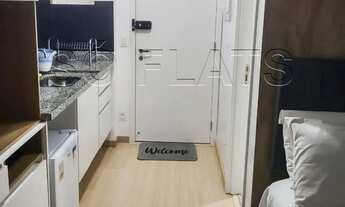 Imagem 2: Studio mobiliado na Bela Vista com varanda, lazer completo e alto potencial de investiment