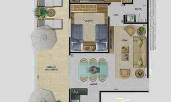 Imagem 4: Apartamento Garden com 2 dormitórios à venda, 89 m² por R$ 513.000 - Santa Inês - Belo Hor