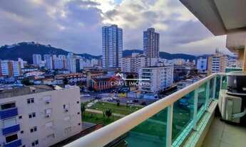 Imagem 3: Apartamento com 1 dormitório para alugar, 53 m² por R$ 3.500,01/mês - Gonzaga - Santos/SP