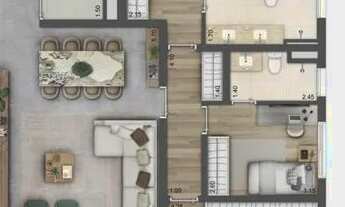 Imagem 5: Apartamento com 3 quartos, 136m², à venda em São Paulo, Jardim das Acácias