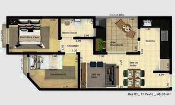 Imagem 6: APARTAMENTO SEM CONDOMÍNIO à venda, 2 quartos, 1 vaga, UTINGA - Santo André/SP