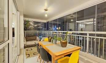 Imagem 5: Apartamento semi-mobiliado de 155 m² privativo com 4 dormitórios sendo 3 suítes varanda go