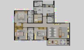 Imagem 2: Apartamento para venda tem 96 metros quadrados com 3 quartos no Paiva - Cabo de Santo Agos