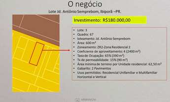Imagem 6: Terreno de 600m² no Jardim Antônio Semprebom em Ibiporã