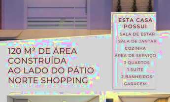 Imagem 5: Casa Moderna de Condomínio Próximo ao shopping do Pátio Norte