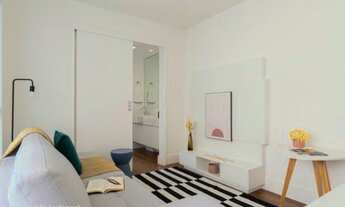 Imagem 5: Apartamento para venda tem 45 metros quadrados com 1 quarto, sendo uma suíte e uma vaga