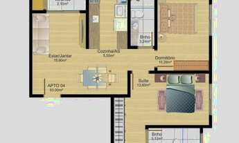 Imagem 4: Lindo apto com 2 dormitórios na praia dos Ingleses