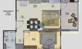 Imagem 7: Vista Mar com 02 dormitorios