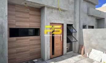 Imagem 2: Duas casas geminadas a venda no bairro de Gramame. obras no estagio final