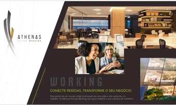 Imagem 6: Estrutura Completa no Athenas! Sala 30m² Andar Alto - Copa, Academia e Mall Integrado