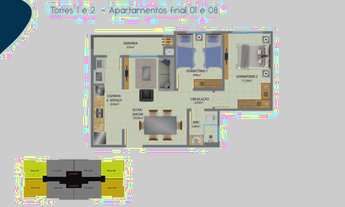 Imagem 5: GRANDE LANÇAMENTO EM SÃO JOSÉ - APARTAMENTOS DE 2 DORMITÓRIOS NO BAIRRO CENIRO MARTINS