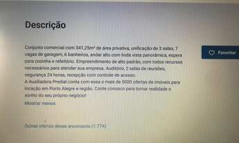 Imagem 4: Conjunto comercial / 7 Box para aluguel e venda tem 341 metros quadrados