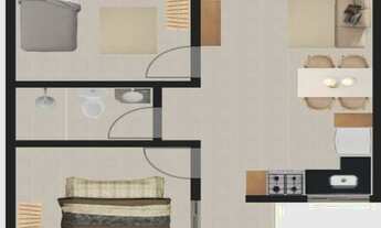 Imagem 3: Apartamento para venda tem 40 metros quadrados com 2 quartos em Jardim Aricanduva - São Pa