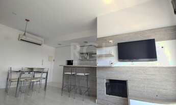 Imagem 4: Apartamento mobiliado, 57m2, 1 suite, 1 vaga, lareira e churrasqueira, localizado no bairr