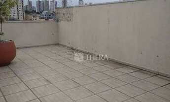 Imagem 2: Cobertura com 2 dormitórios para alugar, 140 m² por R$ 2.886,54/mês - Vila Pires - Santo A