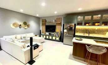 Imagem 3: Casa com 3 Suítes,área gourmet com Piscina,Nova para alugar, 220 m² por R$ 13.434/mês - Lo