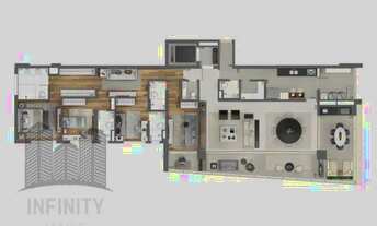 Imagem 3: Apartamento com 5 dormitórios à venda, 225 m² por R$ 3.350.000,00 - Cidade Monções - São P