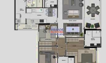 Imagem: Apartamento 3 Quartos, sendo 1 Suíte, 2