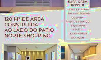 Imagem 4: Casa Moderna de Condomínio Próximo ao shopping do Pátio Norte