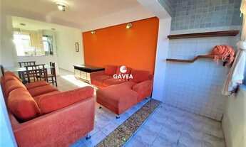 Imagem 4: Apartamento 02 dormitórios mobiliado Vista Mar São Vicente