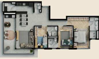 Imagem 2: Alphaville - 112 Metros - 3 Suítes - 2 Vagas