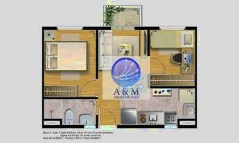 Imagem 2: Apartamento com 1 dormitório à venda, 37 m² por R$ 270.000,00 - Brás - São Paulo/SP