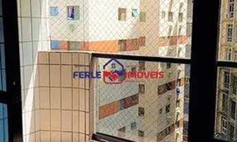 Imagem 2: 1 quarto Sacada Vista ao Mar na Praia do Itararé Garagem Demarcada