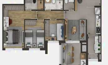 Imagem: Cond. Haus Mitre Platô, apartamento de