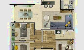 Imagem 6: Apartamento Garden com 3 dormitórios à venda, 118 m² por R$ 730.000 - Santa Inês - Belo Ho