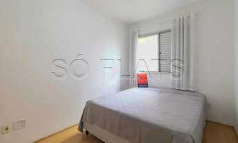 Imagem 5: Flat disponível para locação em Moema totalmente mobiliado com 1 dormitório e 1 vaga